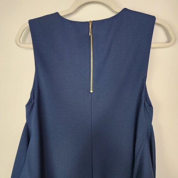 Ted Baker Papron Colour By Numbers Waist Tie Dress Navy US Size 6/ Ted Size 2 - Picture 10 of 14